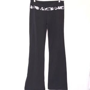 Lululemon Groove Yoga Pants Black/Silver 8